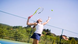 tennis player managed with online school registration