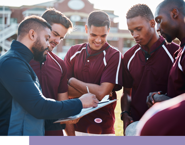 Trained and compliant coaches on the field.