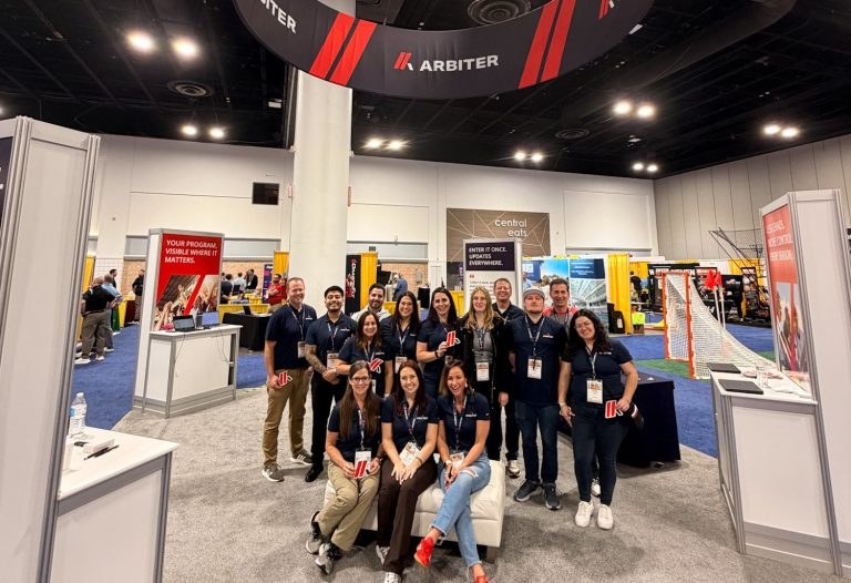 Arbiter team supporting athletic directors at NADC2025
