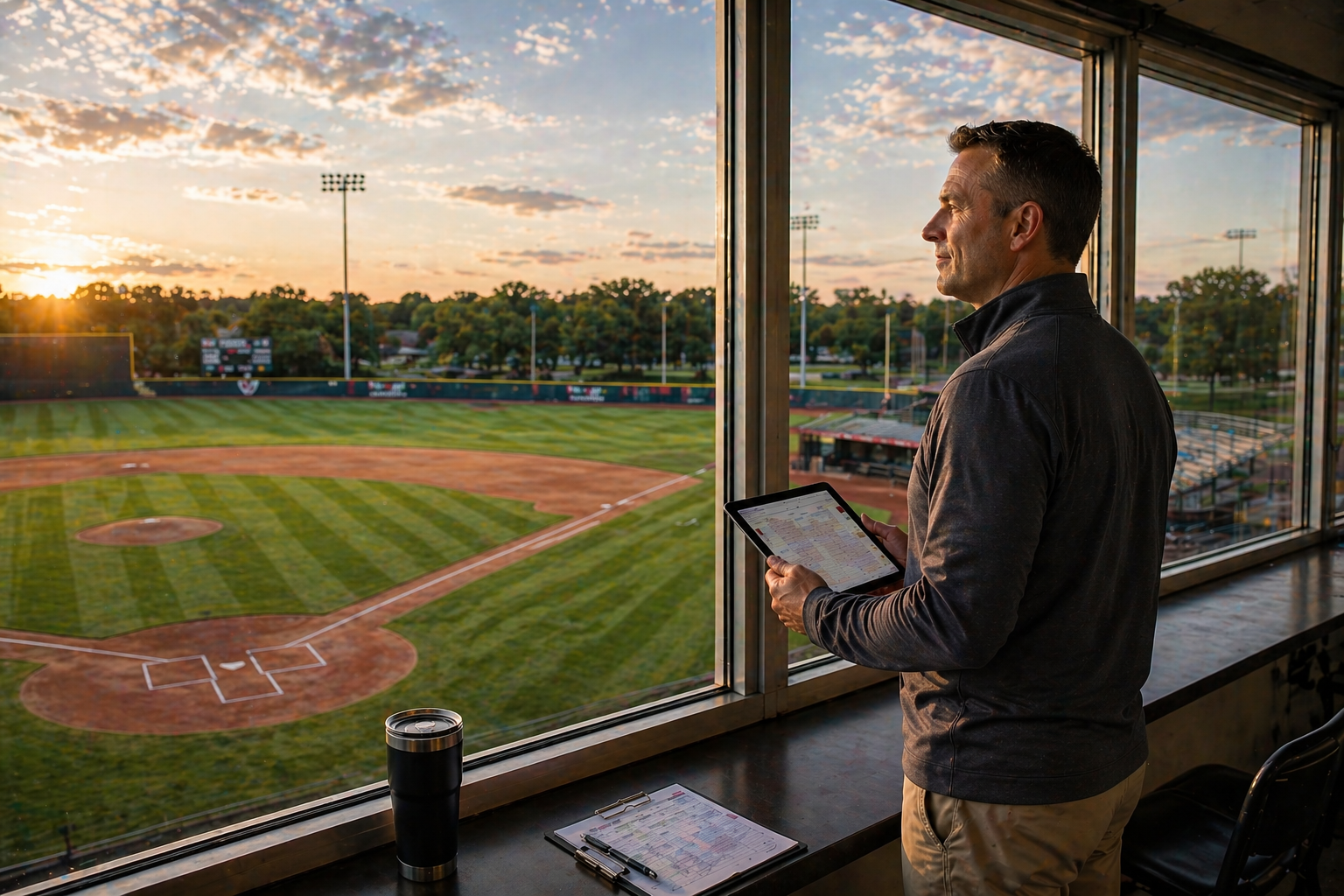 athletic director using athletic management software